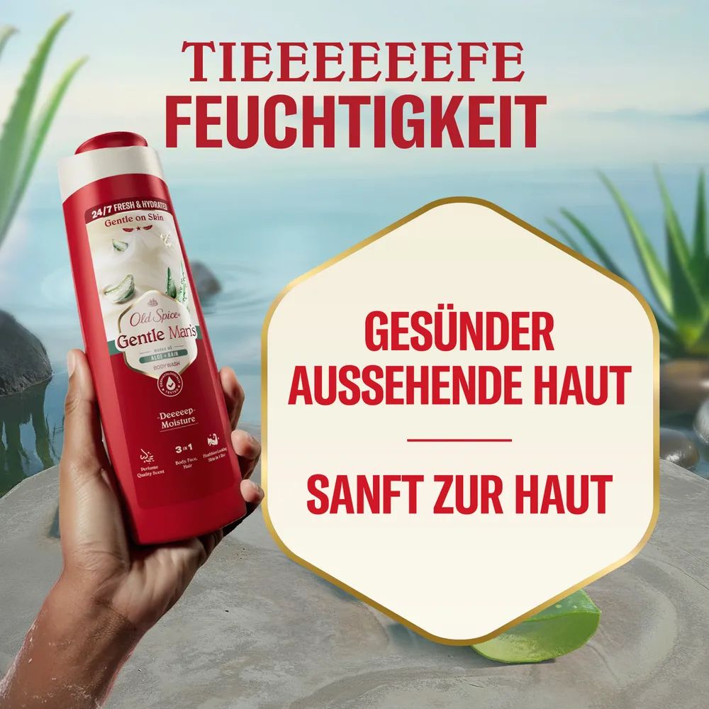 Old Spice Gentle Man’s Duschgel Aloe & Rain