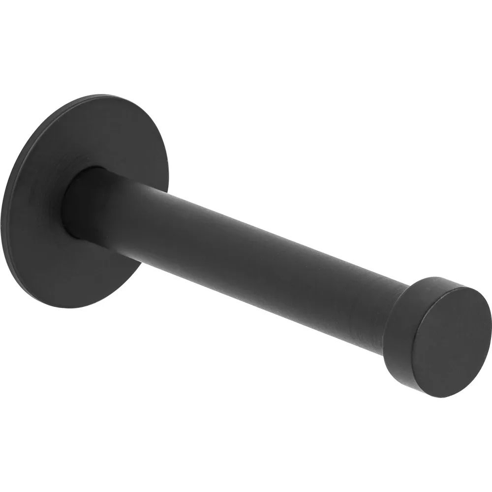 Alles im Griff Mantelhaken Pirwa 1 mit Platte ø 30 mm, Tiefe 72 mm, Stahl schwarz matt