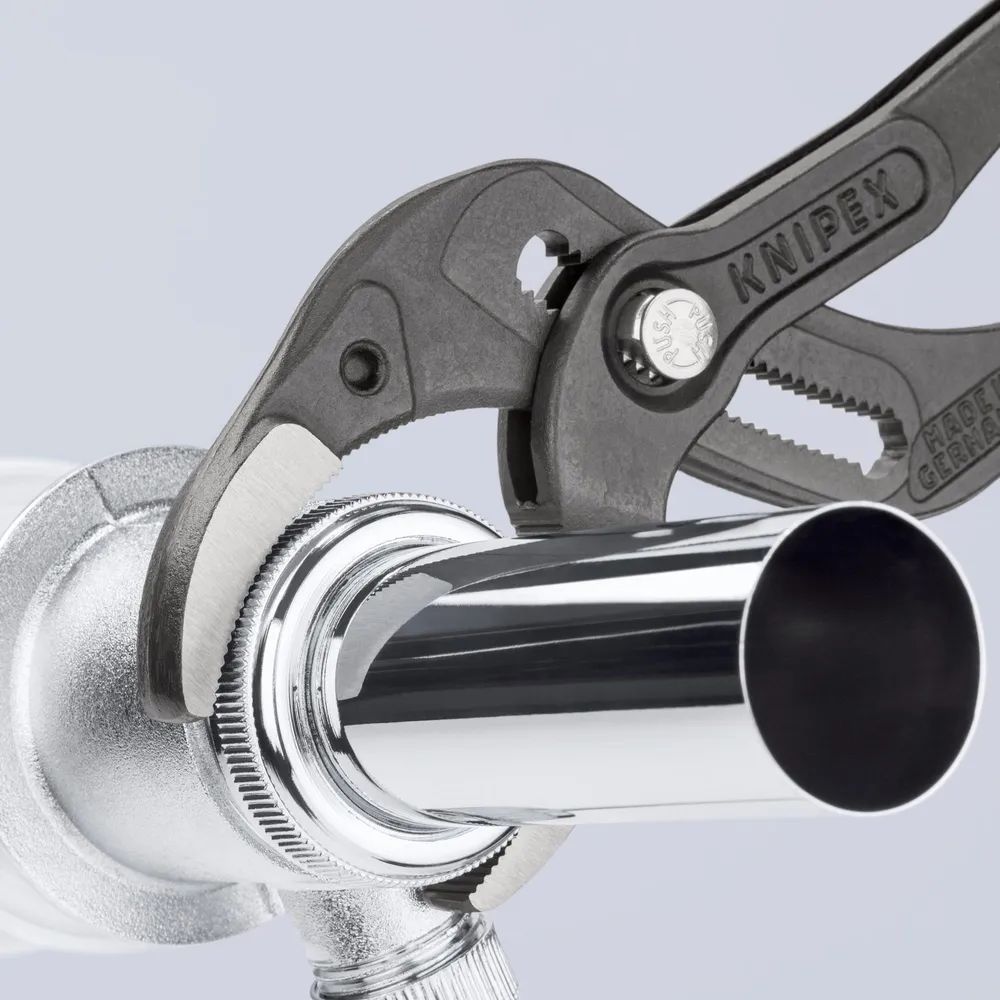KNIPEX Siphon- und Connectorenzange "SpeedGrip" mit rutschhemmendem Kunststoff überzogen schwarz atramentiert 250 mm