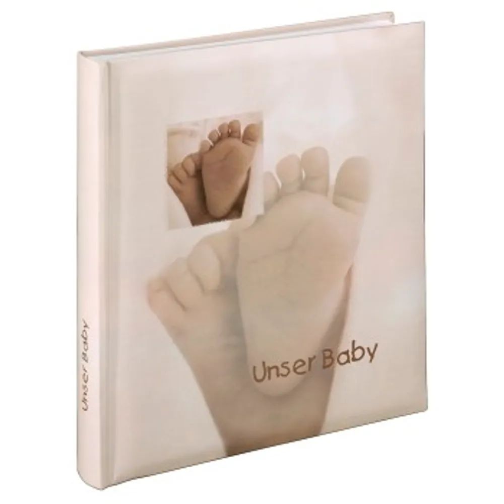 Hama Buch-Album "Baby Feel", 29x32 cm, 60 weiße Seiten, 2seitiger Textvorspann