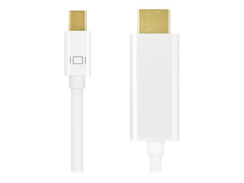 LogiLink Adapterkabel - Mini DisplayPort männlich zu HDMI männlich
