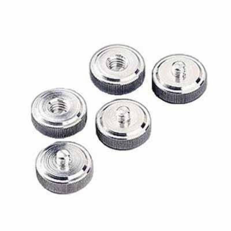 Hama Wechselteller, Gewindezapf. (A)1/4" (6,4mm) > Gewindebohr. (B)3/8" (9,5mm)