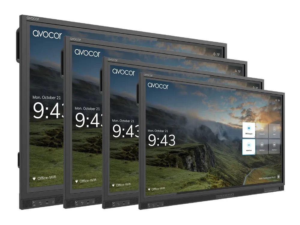 Avocor 190 cm (75") Diagonalklasse E Series LCD-Display mit LED-Hintergrundbeleuchtung - interaktiv - mit Touchscreen (Multi-Touch)