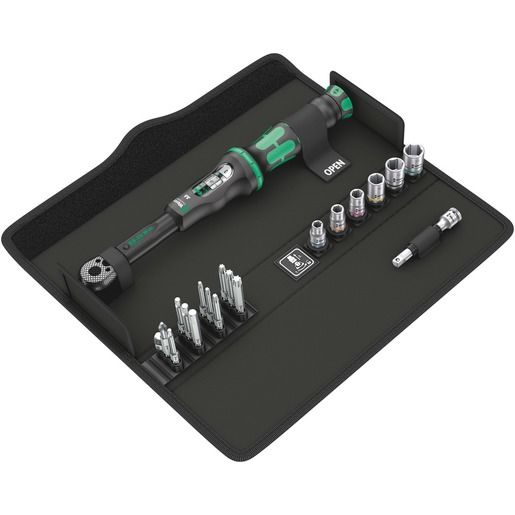 Wera TEXTILER BOX MIT BITS + NÜSSEN / WERA CLICK-TORQUE A6 IN 05130110001