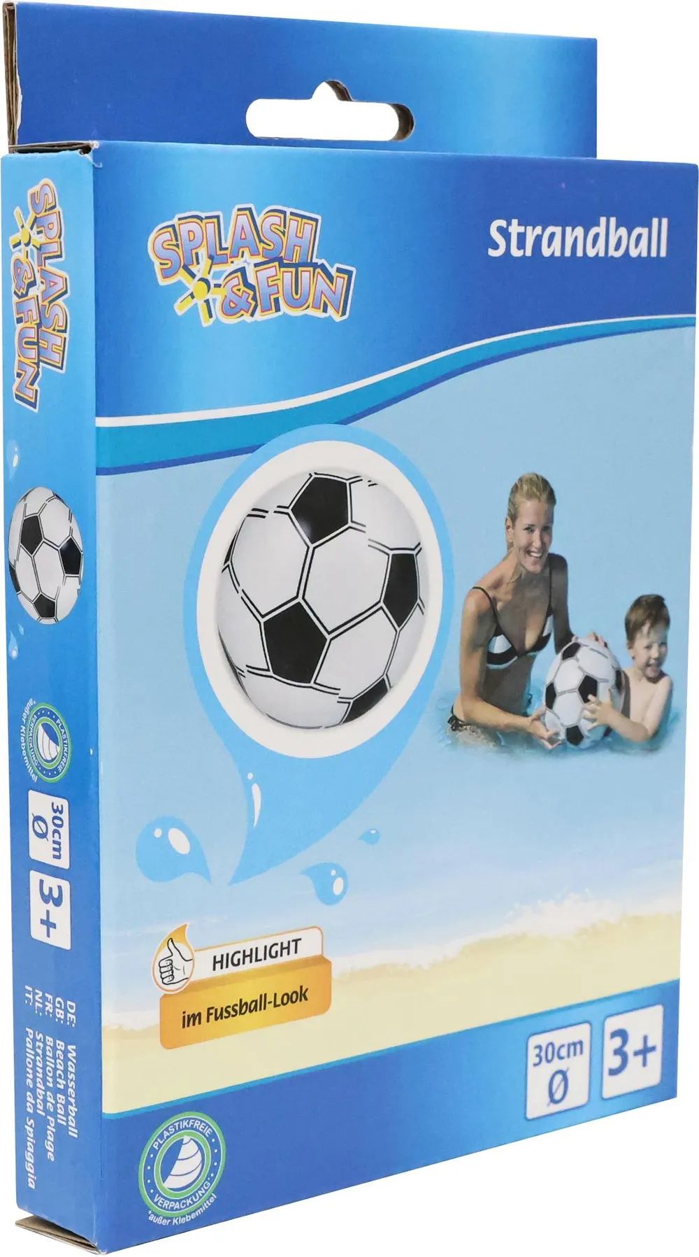 VEDES Großhandel GmbH - Ware SF Strandball Fußball, # ca. 30cm