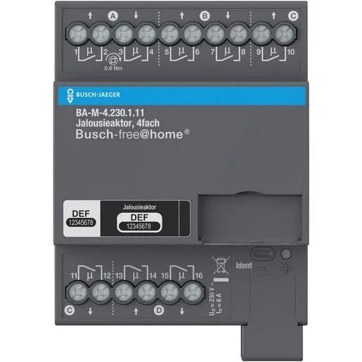 ABB JALOUSIEAKTOR 4-FACH 230V / ABB BA-M-4.230.1.11 2CDG510028R0021