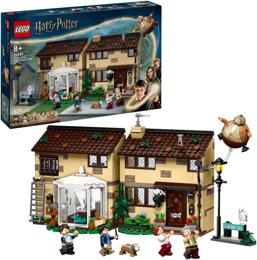 LEGO 76451 Harry Potter Ligusterweg Tante Magdas Besuch