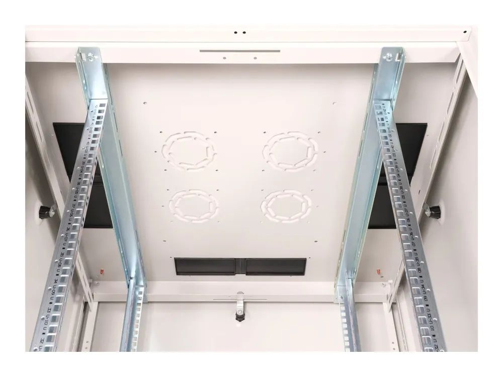 ROLINE Basic - Schrank Netzwerkschrank - Glas Tür, 800 x 800 (B x T)