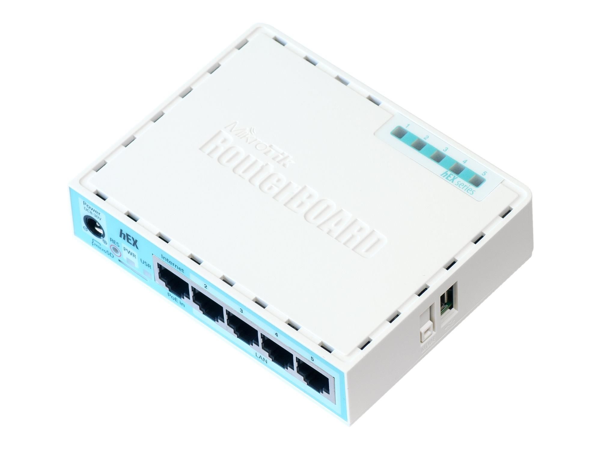 MikroTik RouterBOARD hEX RB750Gr3 - Router 4-Port-Switch