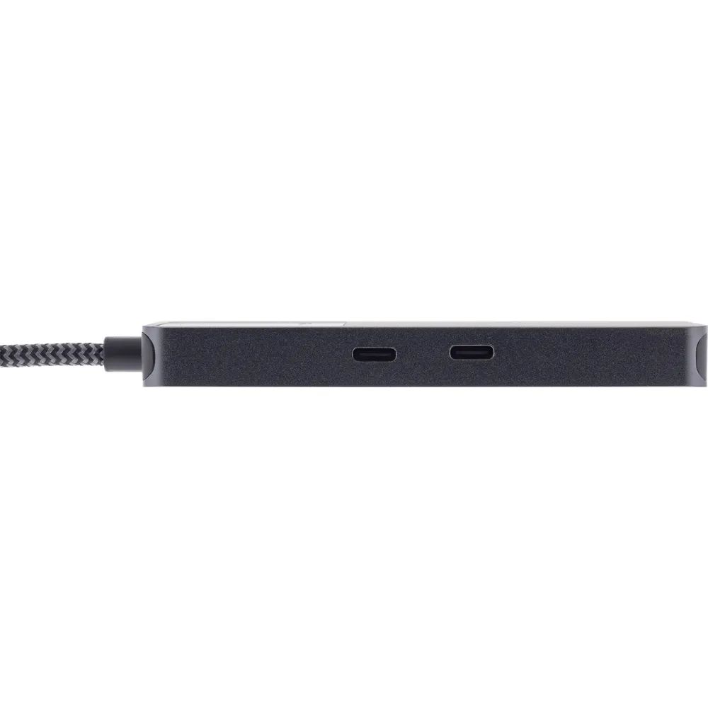 InLine USB 3.2 Gen.2 Hub - 3x USB-C - 2x USB-A - HDMI 4K - PD 100 W - Display - grau