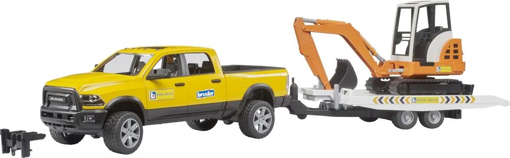 Bruder RAM Rental Service mit Minibagger