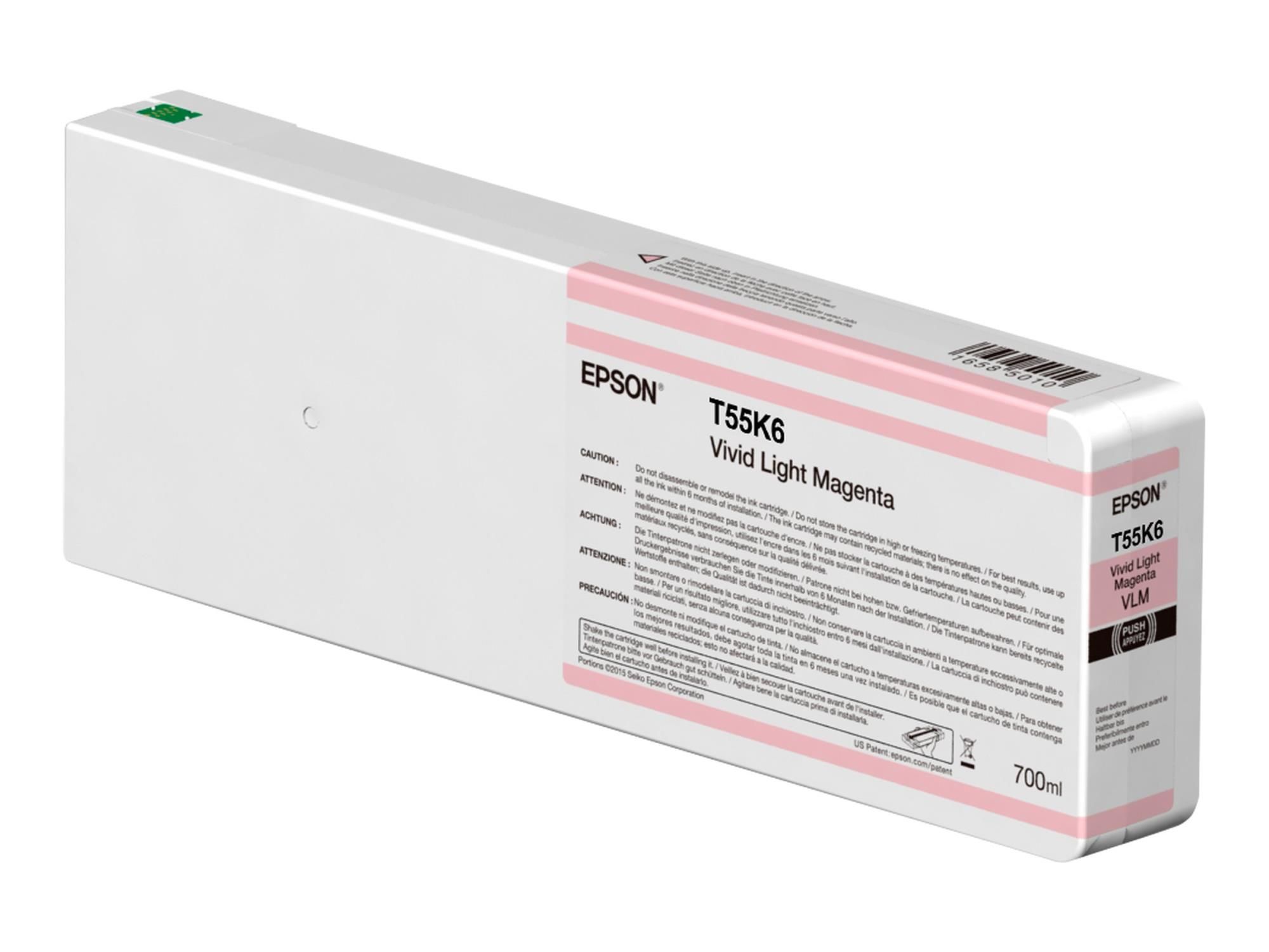 Epson T55K6 - 700 ml - Vivid Light Magenta - original