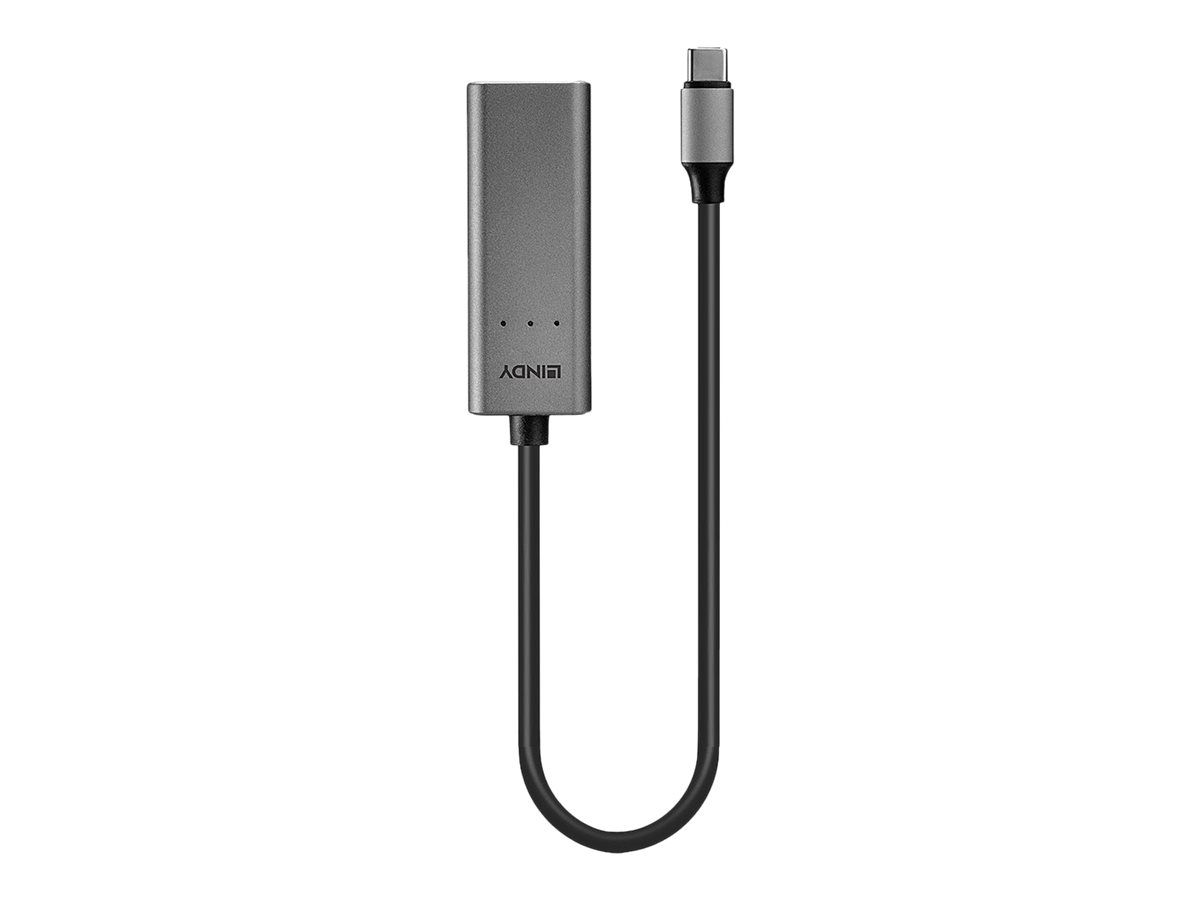 Lindy Netzwerkadapter - USB-C 3.1 - 10M/100M/1G/2,5 Gigabit Ethernet