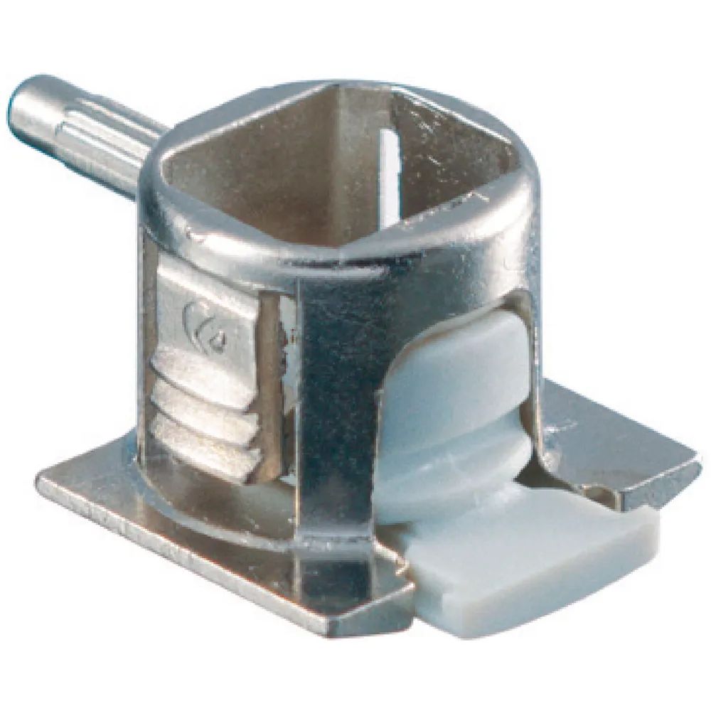 ITALIANA FERRAMENTA Steckbodenträger Unico, Bohr ø 3 mm, Zamak vernickelt/KS