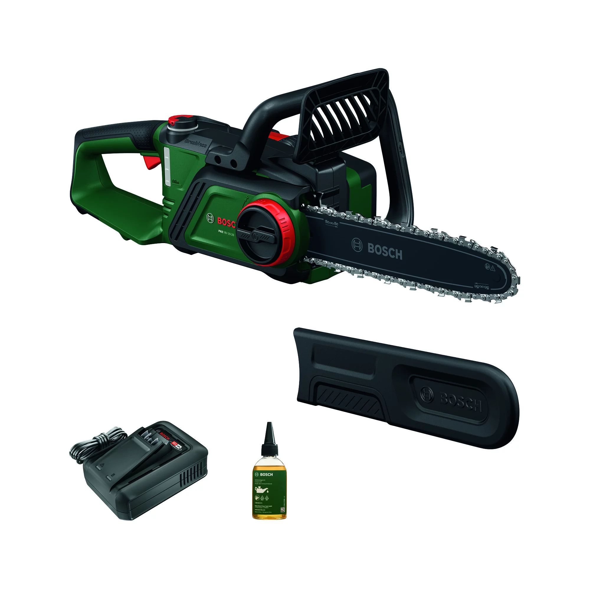 Bosch PKE18V-30-28 Akku-Kettensäge 