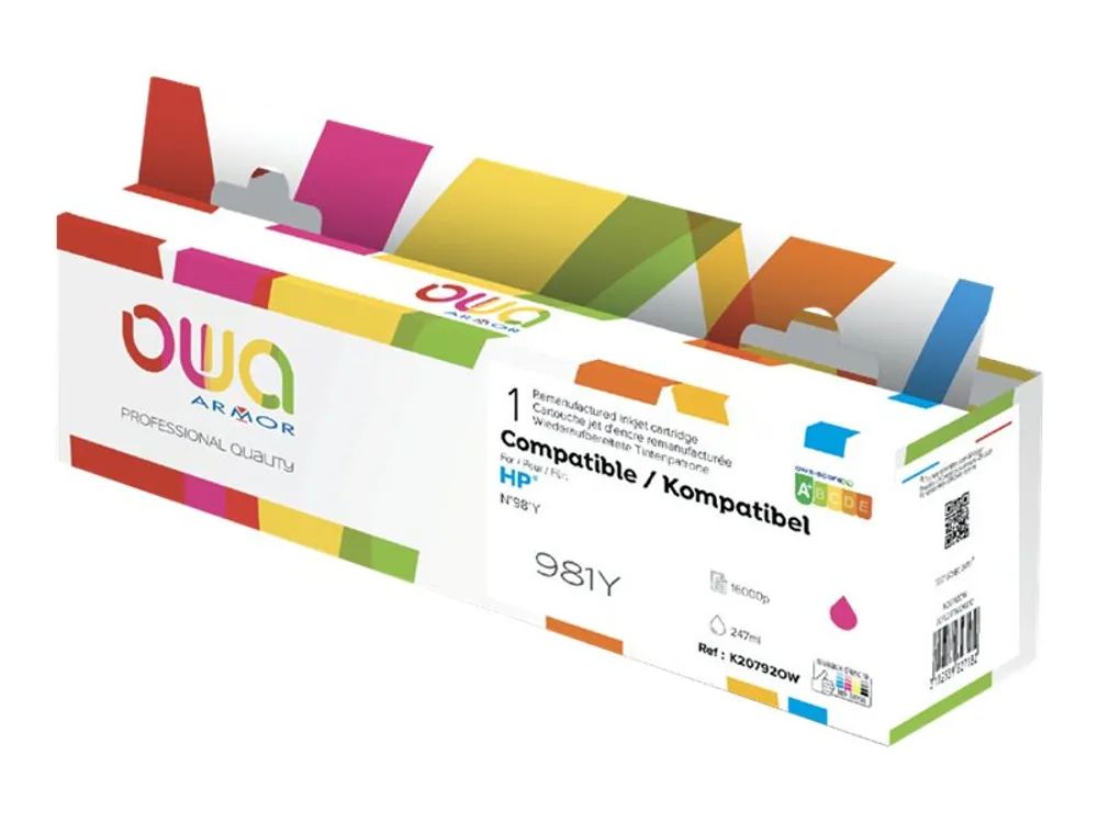 Armor OWA - 247 ml - Zusatzkapazität - Magenta - kompatibel - Hülle - wiederaufbereitet - Tintenpatrone (Alternative zu: HP 981Y)