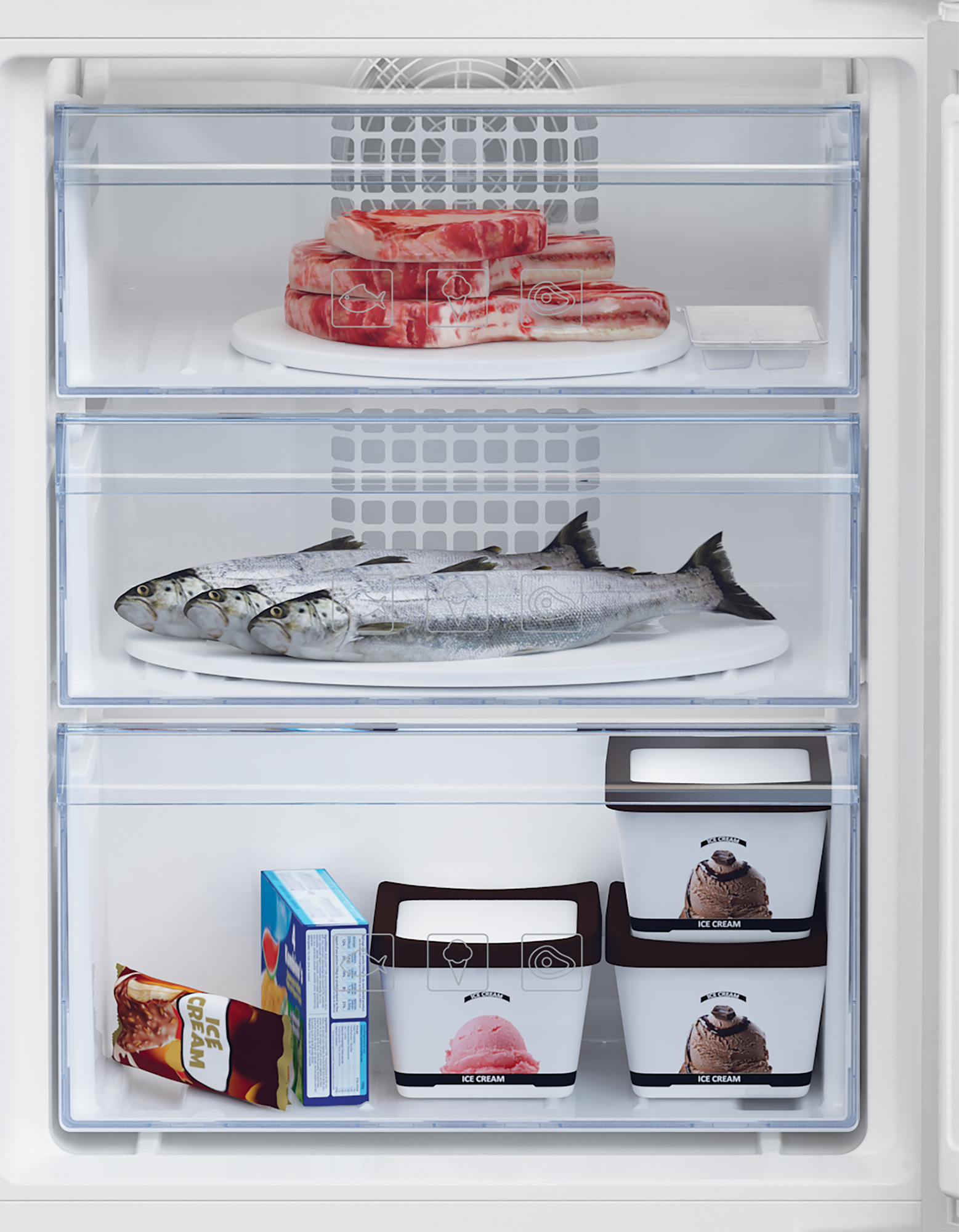 Beko BCHA275K4SN Kühl-/Gefrierkombination, 262L