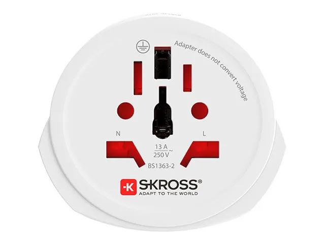 SKROSS World to Europe - Adapter für Power Connector - Typ F/E (S)