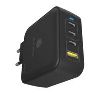 ICY BOX GaN Wandladegerät 100W PD 3xUSB-C/1xUSB-A/PD3.0/2.0 f. USB-C