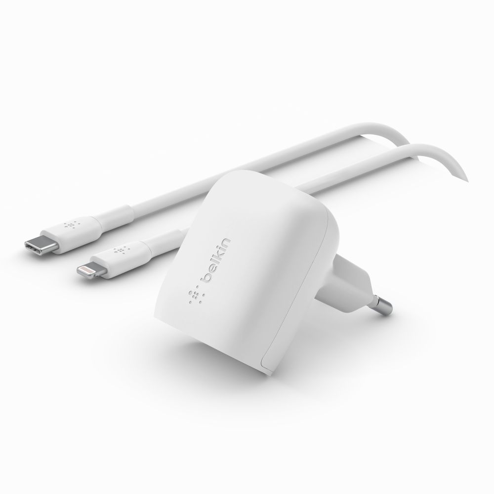 Belkin BoostCharge - Netzteil - 20 Watt - Fast Charge, Power Delivery 3.1 (24 pin USB-C)