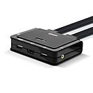 Lindy 2 Port HDMI 2.0, USB 2.0 & Audio Cable KVM Switch