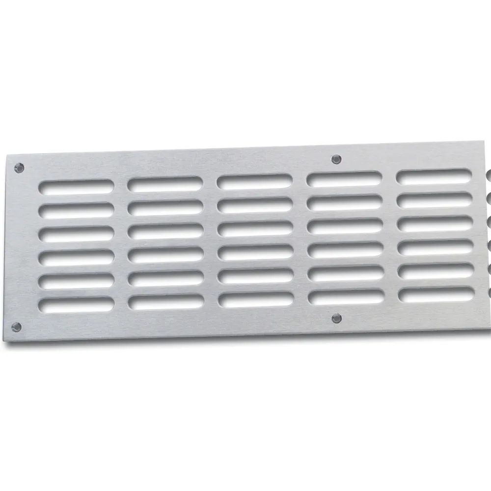 Schösswender S.Werke Metall-u.Schmiedekunst GesmbH Lüftungsgitter 500 x 100 mm Edelstahl geschliffen