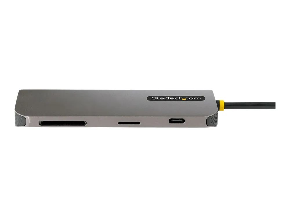 StarTech.com USB C Multiport Adapter, 4K 60Hz HDMI Anschluss, 5Gbit/s USB-A Hub, USB C auf HDMI, 100W PD, GbE, SD/MicroSD, 30cm Kabel, Reiseadapter, Thunderbolt 3 Dockingstation (115B-USBC-MULTIPORT)
