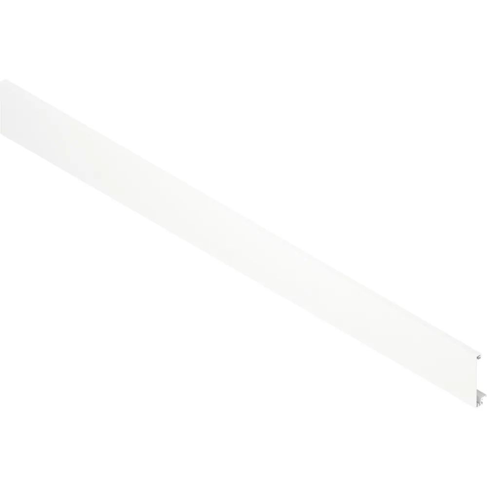 BLUM MERIVOBOX Vorderstück ohne Nut, Länge 1042 mm, Aluminium Seidenweiß-matt