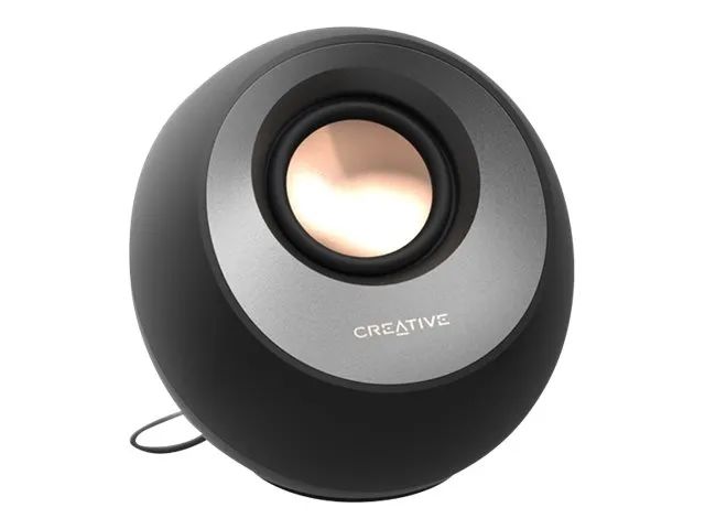 Creative Labs Creative Pebble V3 - Lautsprecher - für PC - 2.0-Kanal - kabellos - Bluetooth - USB - 8 Watt (Gesamt) schwarz
