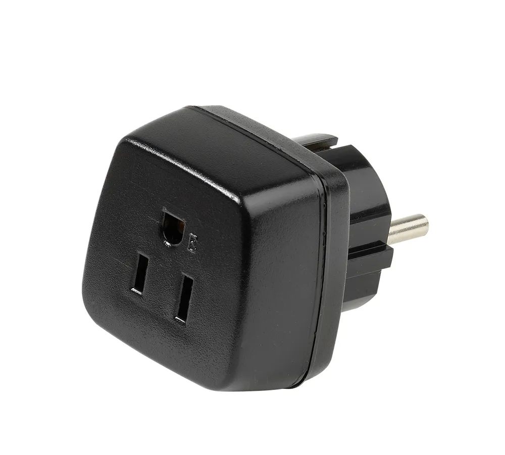 VIVANCO Reisestecker USA, USA Buchse - Schuko Stecker