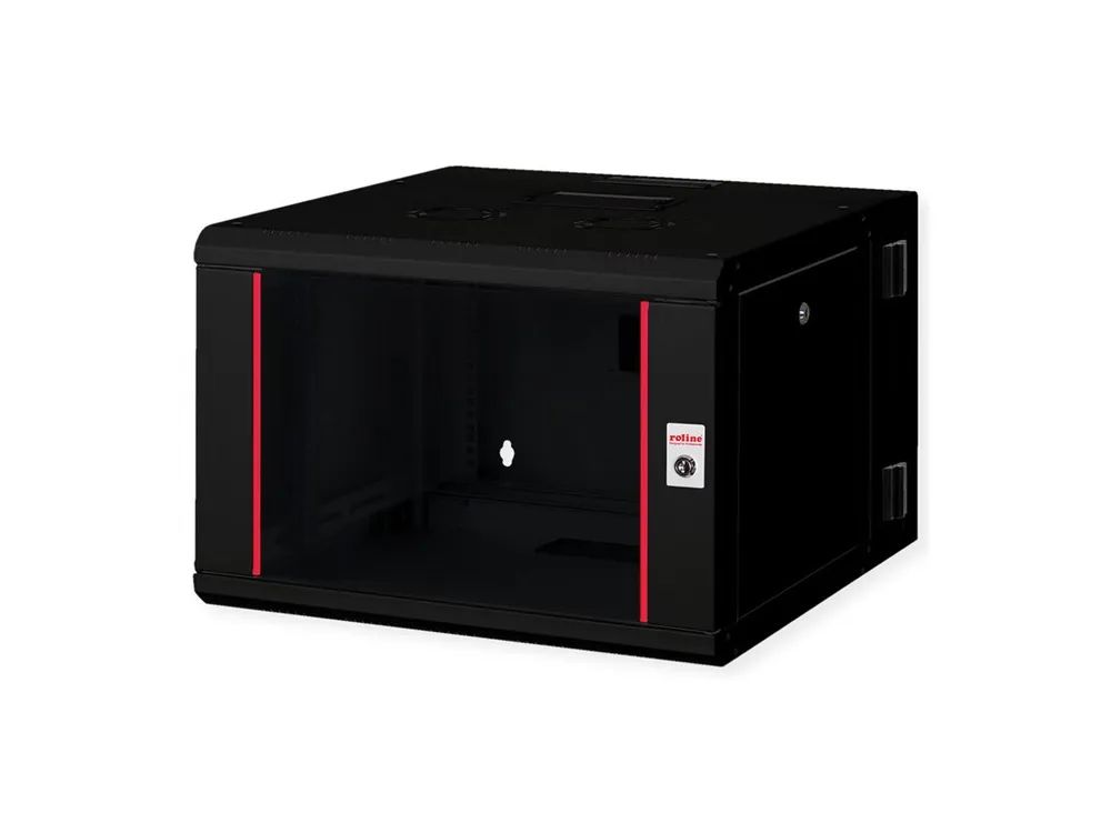 ROLINE Pro - Schrank Netzwerkschrank - zwei-teilig schwenkbar, 600 x 600 mm (B x T)