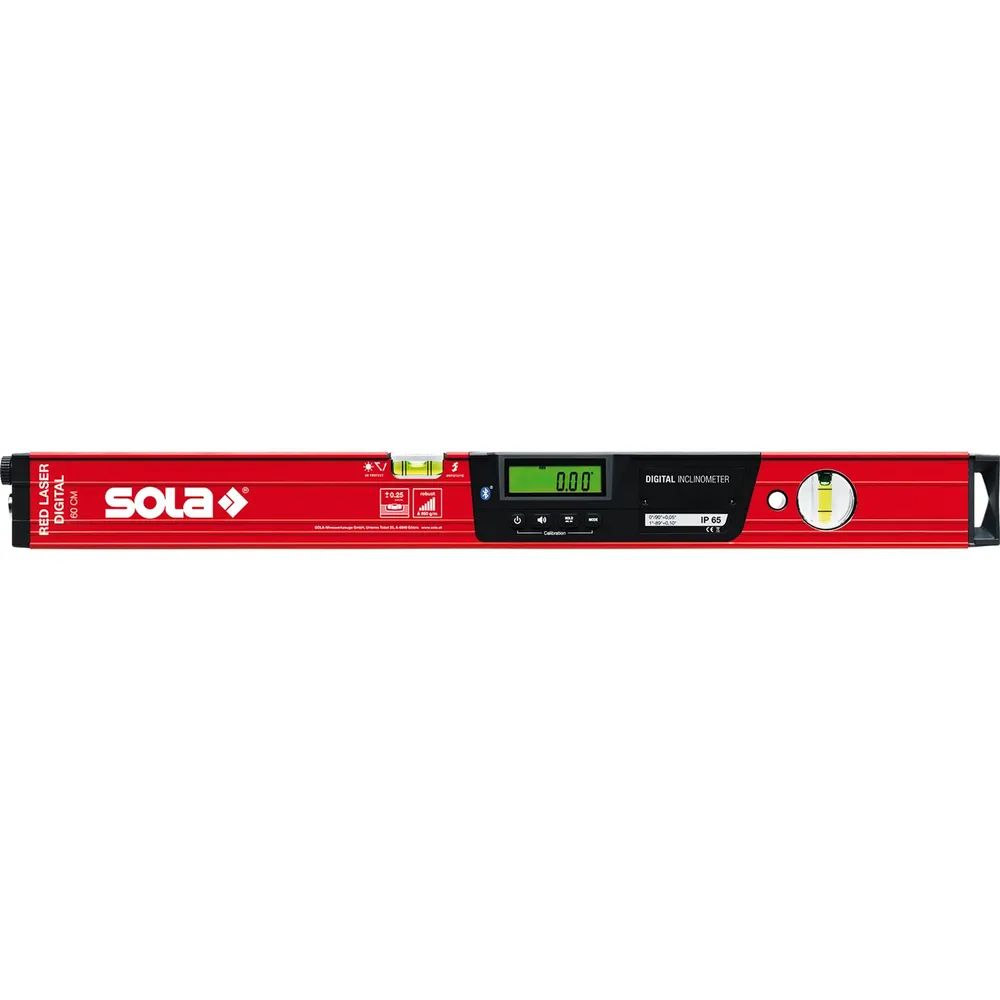 SOLA Elektronische Wasserwaage RED 60 Laser digital Länge 600 mm
