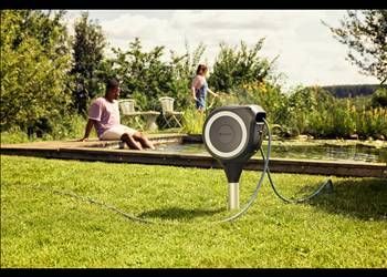 Gardena Garten-Schlauchbox RollUp S, 15 m, weiß