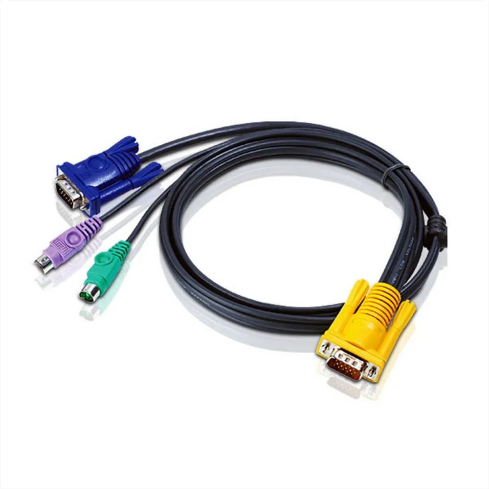 ATEN Tastatur- / Video- / Maus- (KVM-) Kabel - 15 pin D-Sub (DB-15)