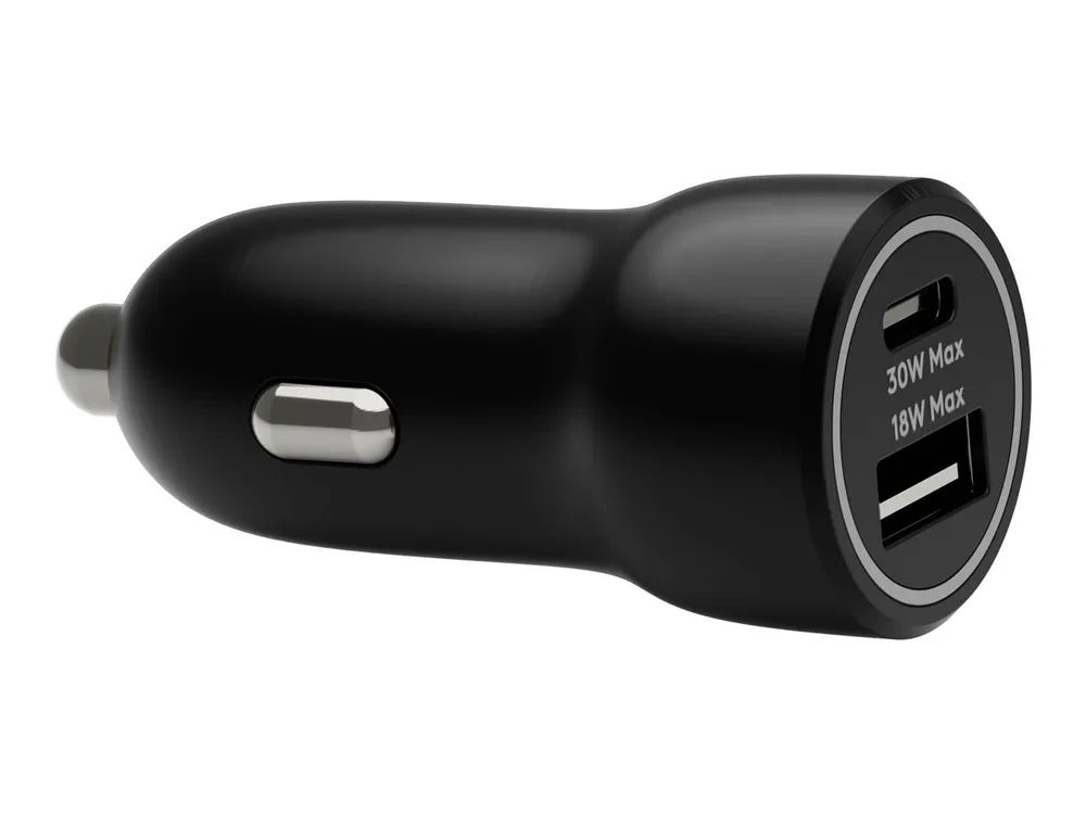 dbramante1928 re-charge - Auto-Netzteil - 30 Watt - 2 Ausgabeanschlussstellen (USB-C, USB)