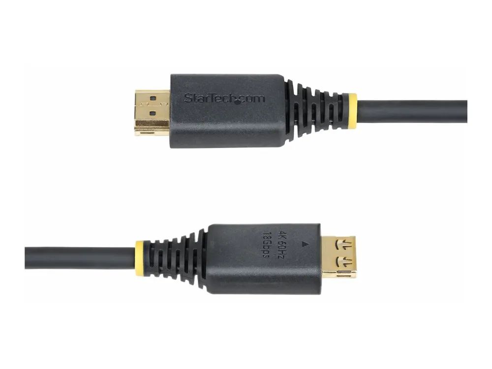 StarTech.com 6ft High Speed HDMI Cable w/Gripping Connectors, 4K 60Hz