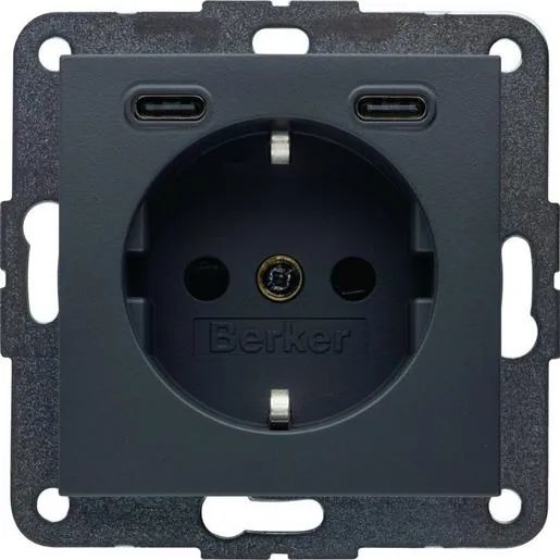 Berker S.1/B.X SSD M.2F.USB-C 20W ANT / BERKER 48151606