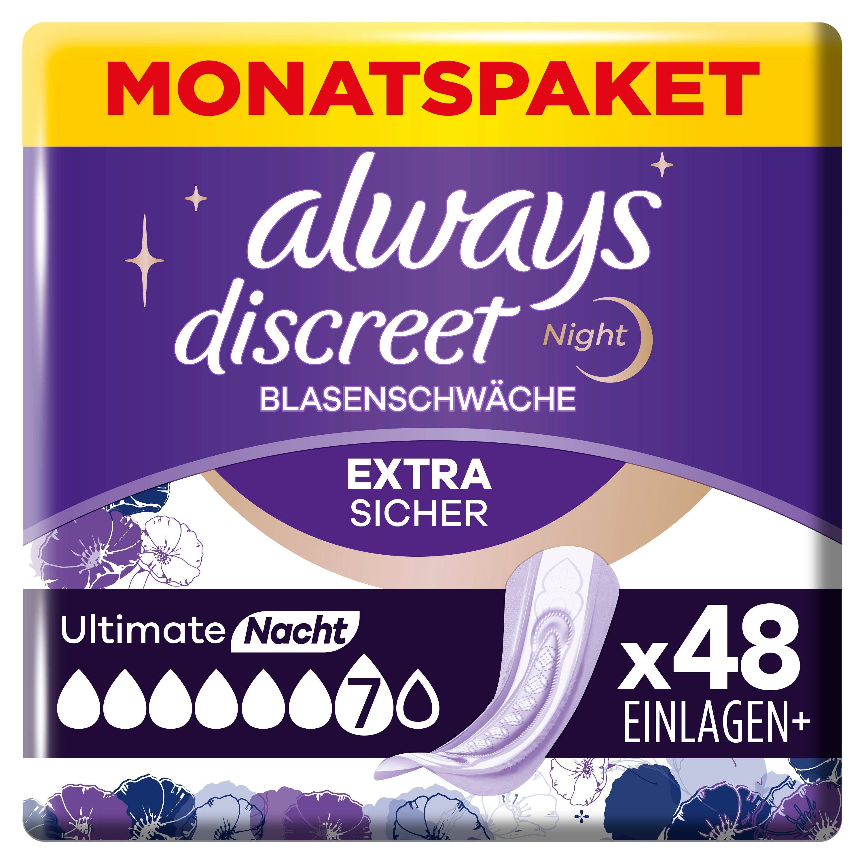 Always Discreet Inkontinenz-Einlagen Ultimate | 656713220