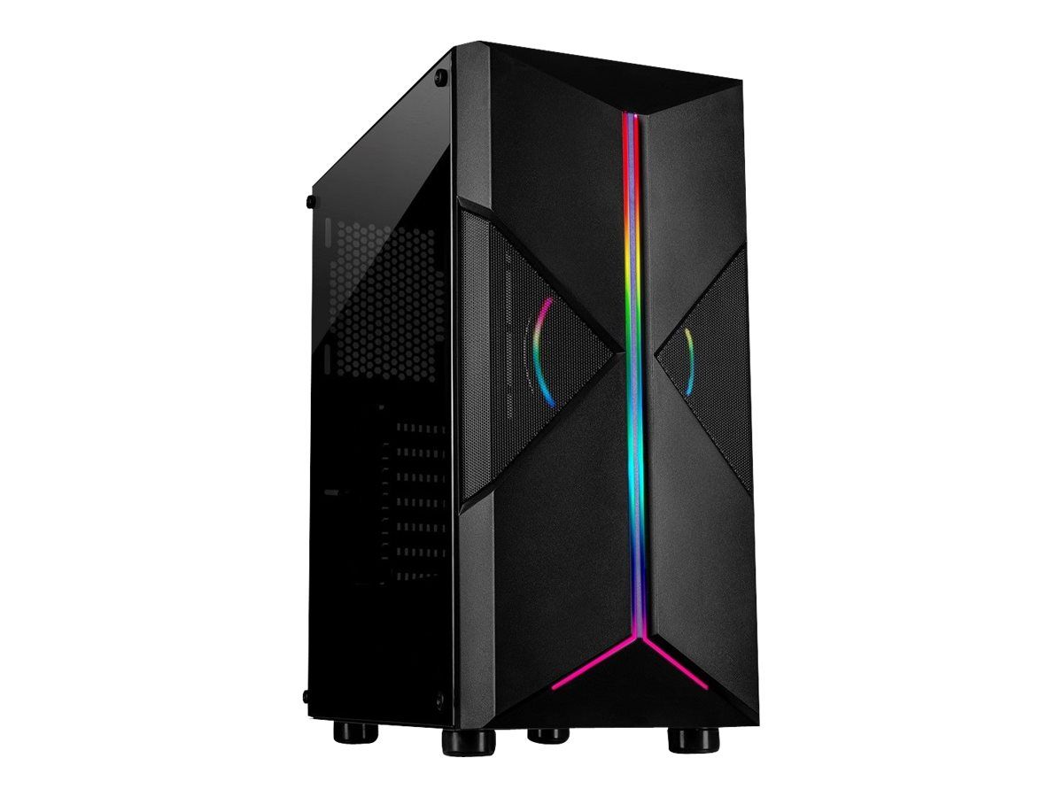 Inter-Tech IT-3306 Cavy - Tower Gaming - ATX - Seitenteil mit Fenster (Acryl)
