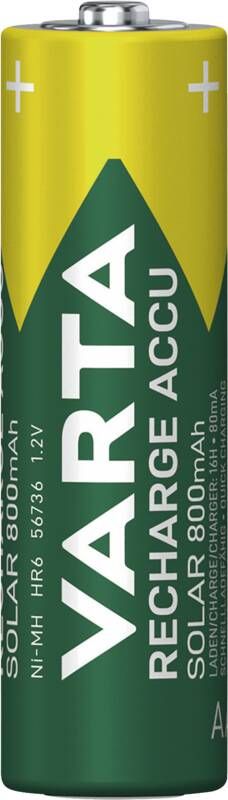 Varta Recharge ACCU Solar AA 800mAh 2er Blister
