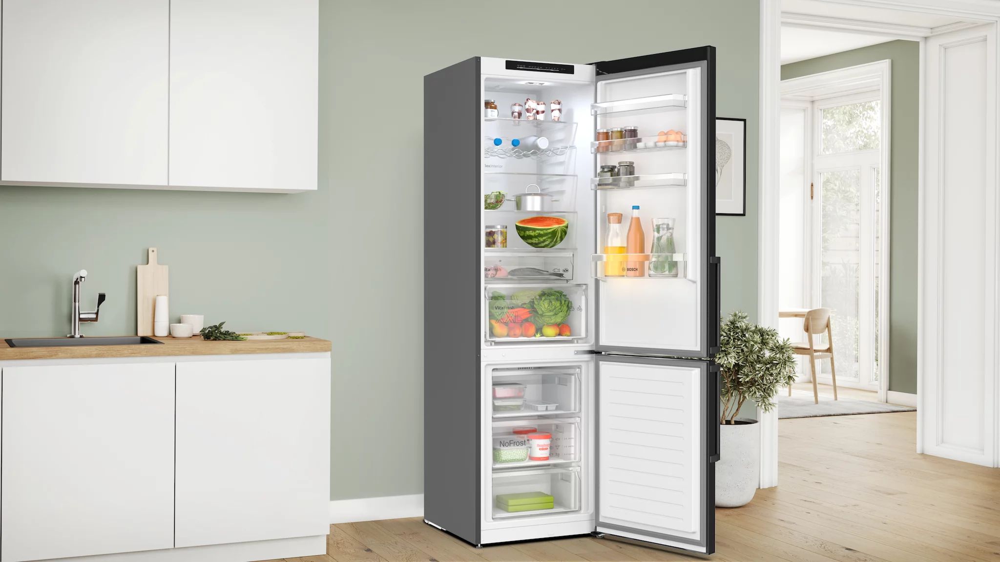 Bosch KGN39OXBT Stand-Kühl-Gefrierkombination