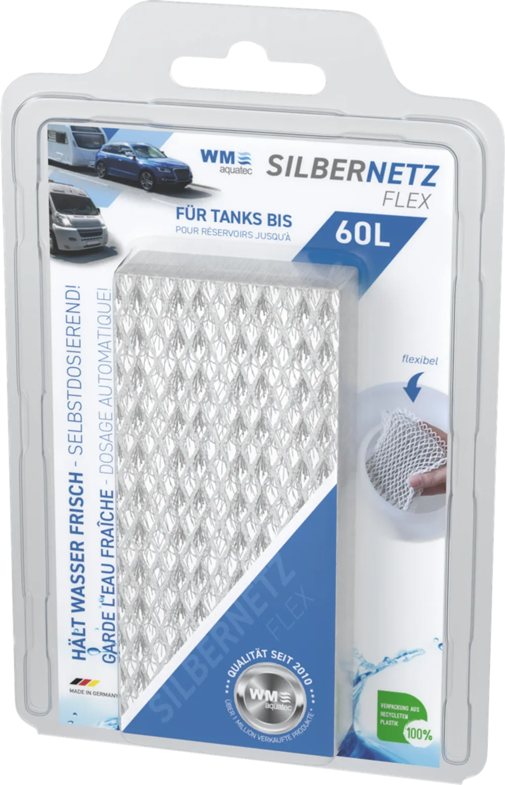 WMaquatec SilberNetz bis 60 l Tankgröße