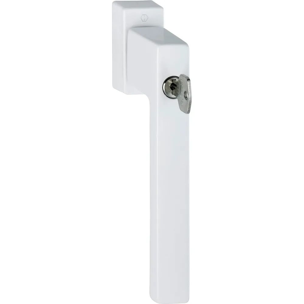 HOPPE Parallel-Schiebe-/Kipp-Griff TOULON sperrbar, Aluminium weiß