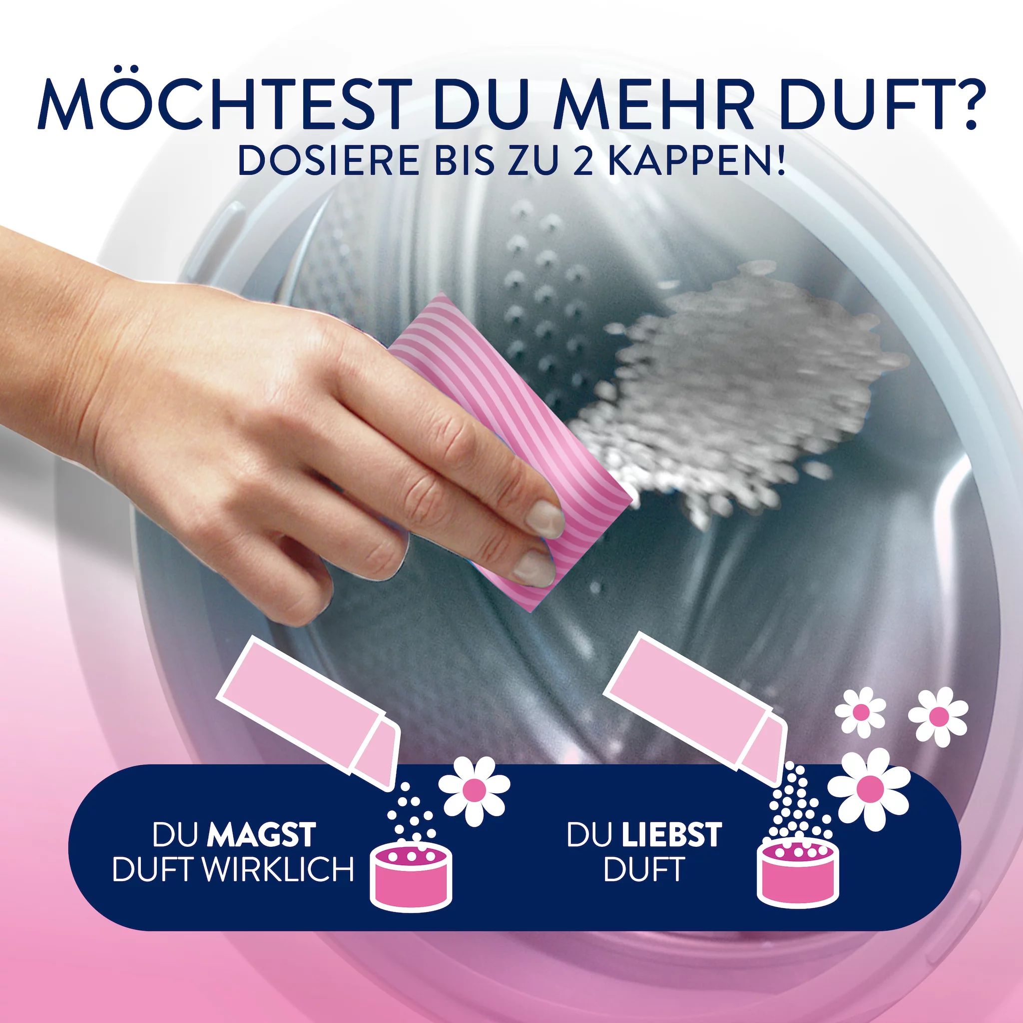 Lenor Light Wäscheparfüm, Jasminblüte, 155g