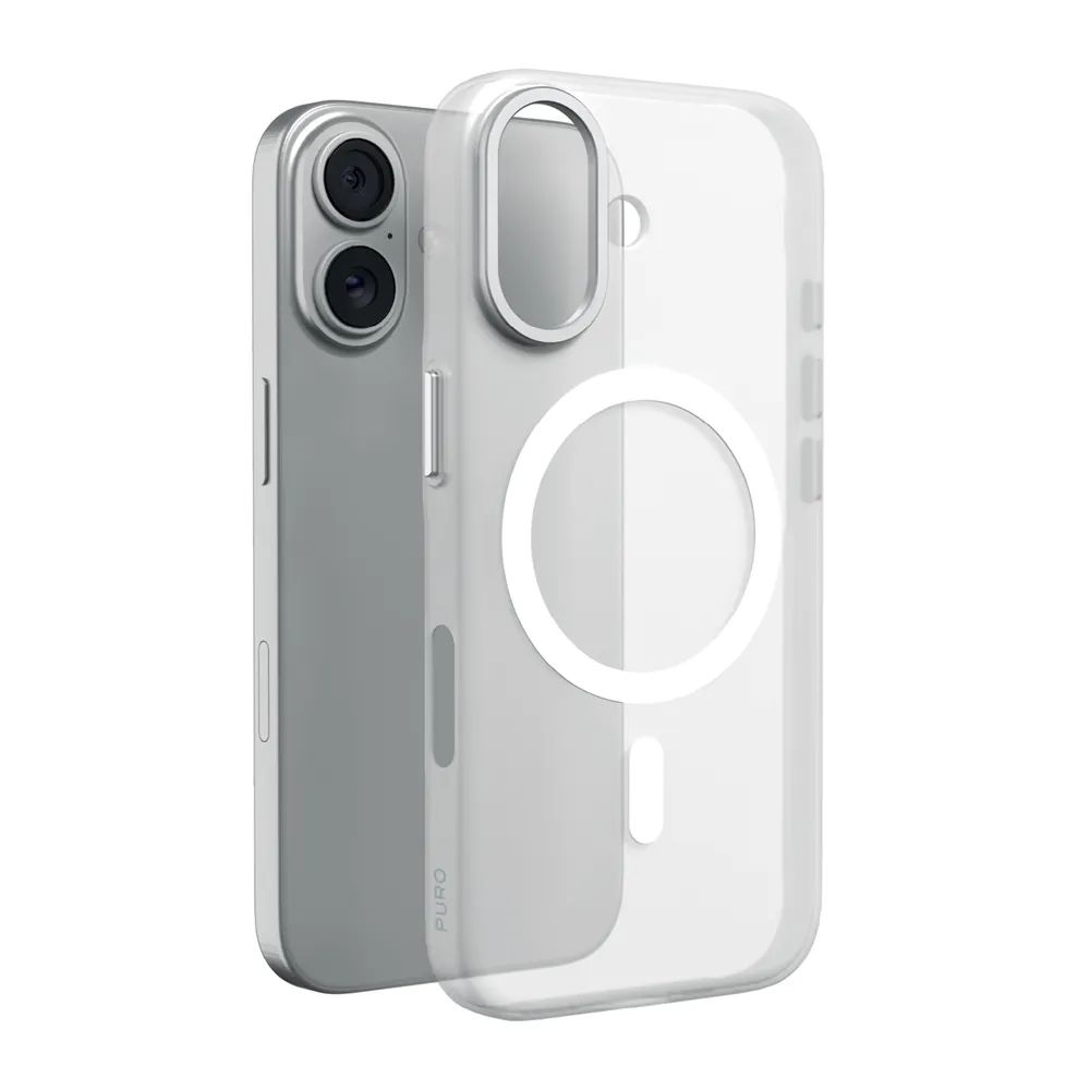 PURO LIGHTFEEL MagSafe kompatibles Cover für iPhone 17, weiss