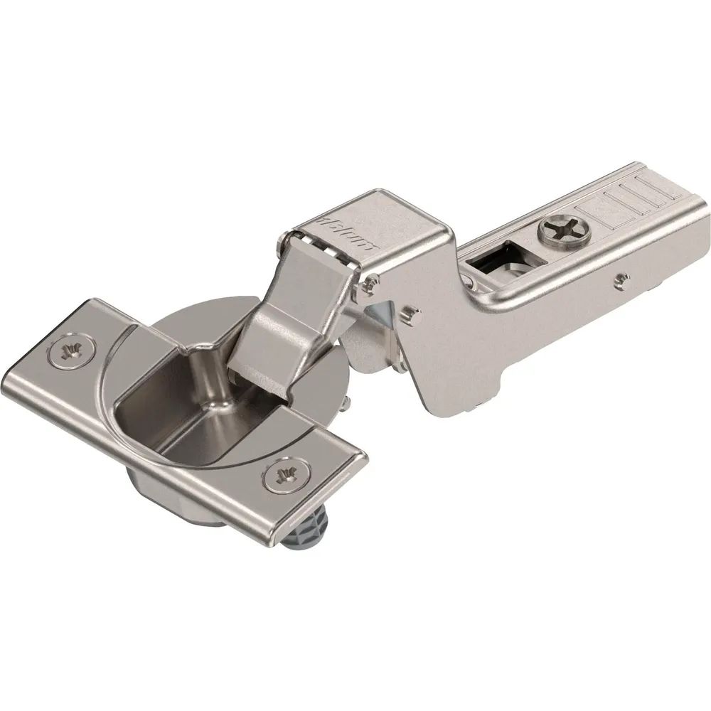 BLUM CLIP top Möbel Scharnier 110°, 18mm gekröpft mit Feder, Einpressen