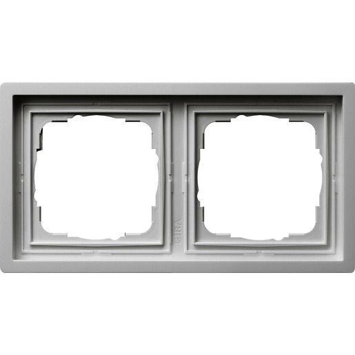 Gira RAHMEN 2-FACH BRUCHSICHER / GIRA N0212112RWS GL. 0212112