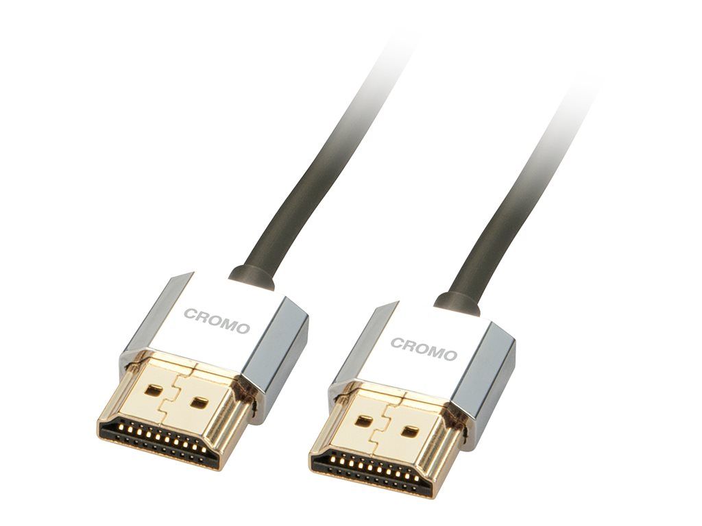 Lindy CROMO Slim High Speed HDMI Cable with Ethernet