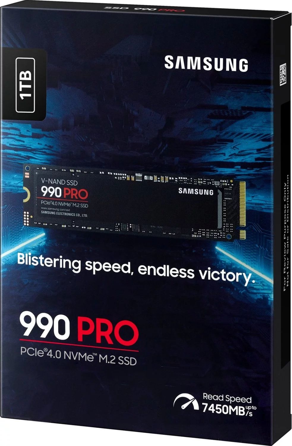 Samsung 990 PRO MZ-V9P1T0BW - SSD - verschlüsselt - 1 TB - intern - M.2 2280 - PCIe 4.0 x4 (NVMe)