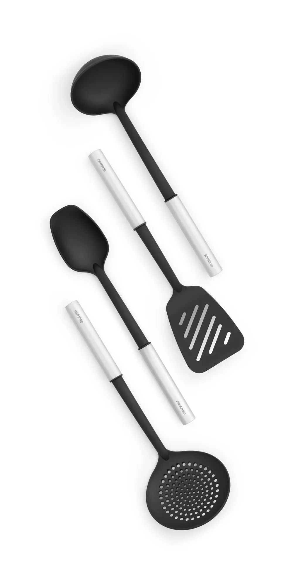Brabantia Küchenutensilien-Set, antihaftbeschicht - Matt Steel